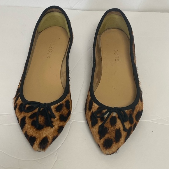 Talbots Shoes - Talbots Women’s Leather Leopard Animal Print Flats size 8.5 8.5M